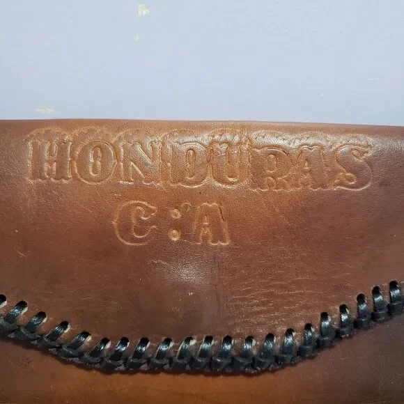 Handmade Leather Trifold Women's Wallet 7" - Picture 3 of 11